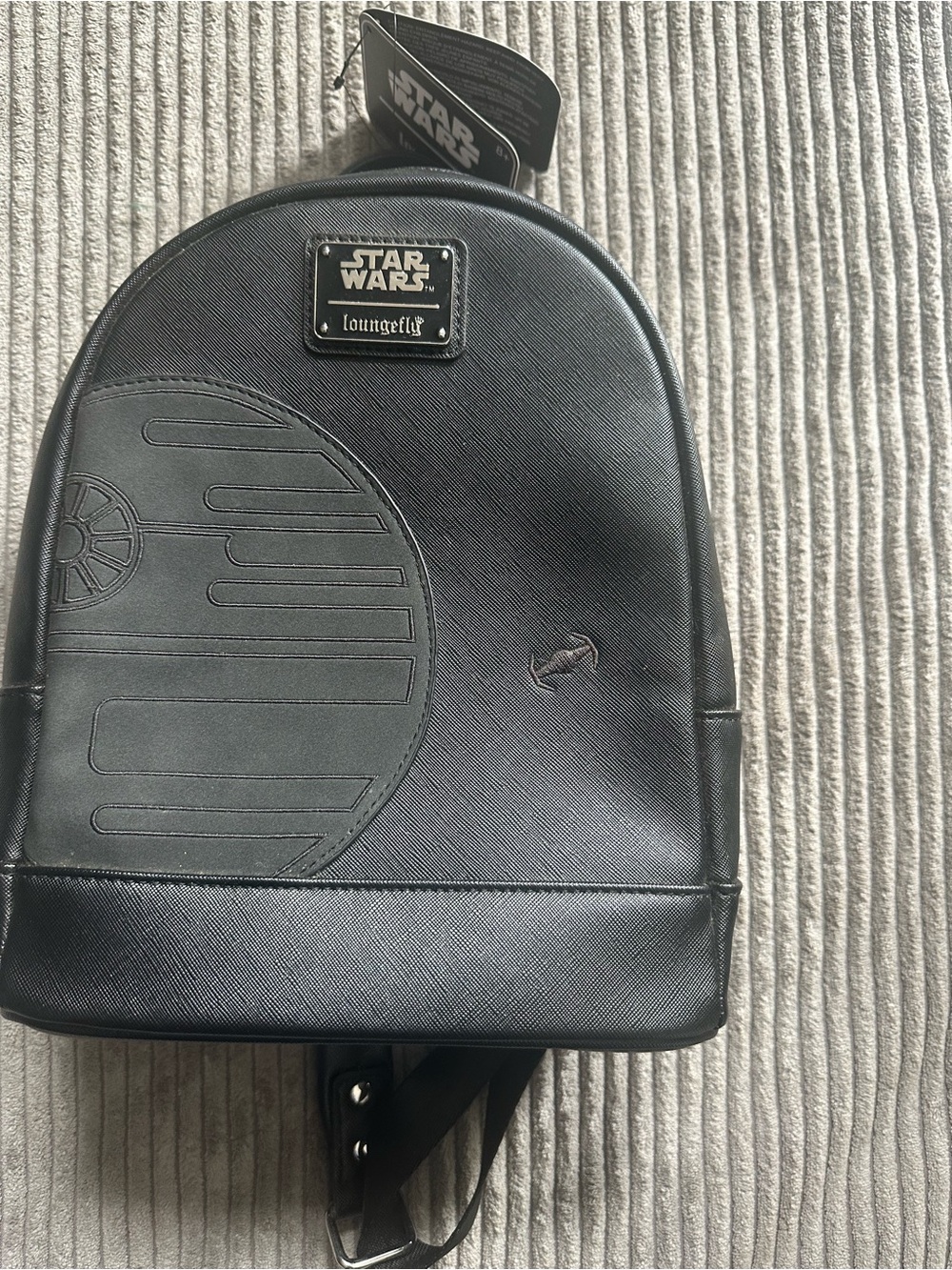 Loungefly Black Star Wars Death Star Mini Backpack